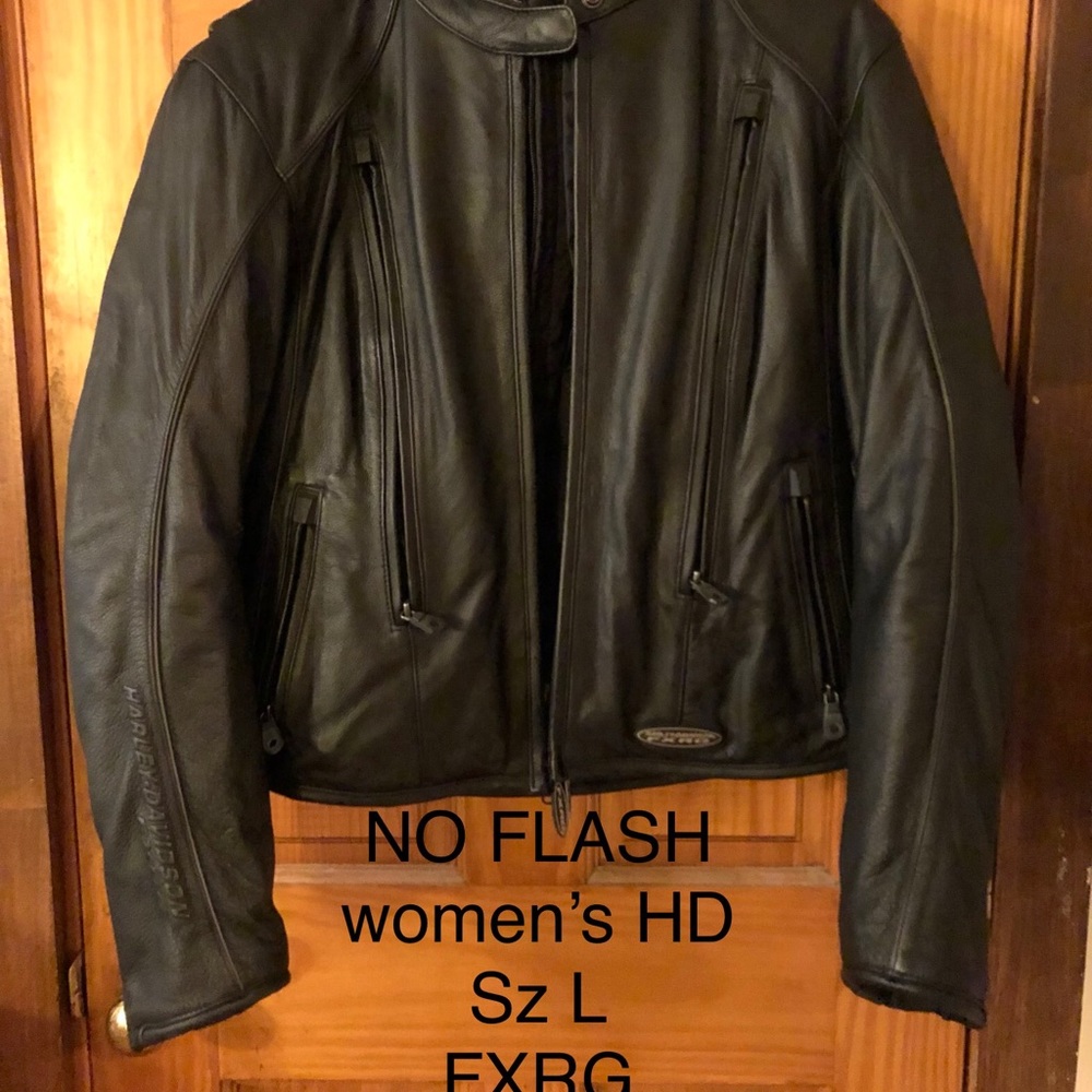 Women’s Harley Davidson FXRG leather Coat